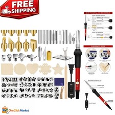 Beginner's 73PCS Wood Burning Kit with Heat Insulated Pen - Unleash Creativity