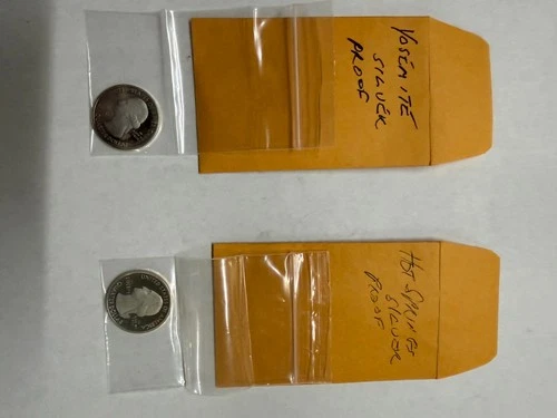 Silver Proof Washington Quarters (X2)