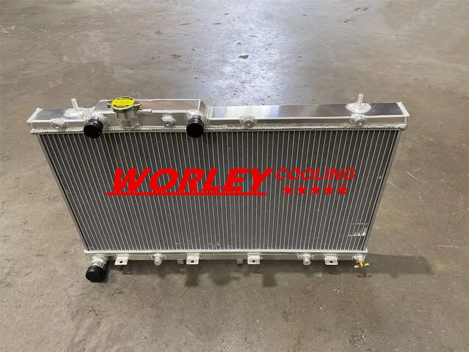 Aluminum Radiator for SUBARU LEGACY H6 OUTBACK 3.0 1996-2003 97 98 99 00 01 02 - image 2 of 4