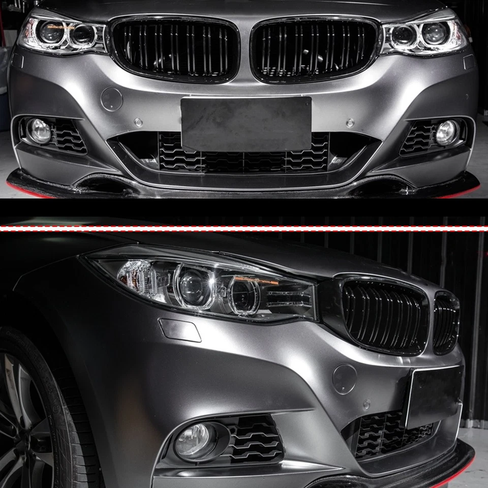 Gloss Black Front Grill Kidney For BMW F34 328i 330i 335i 340i GT xDrive 2012-18 Foto 3 de 4