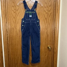 Boys Unisex Liberty Youth Denim Jean Bib Overalls Size 8 Regular