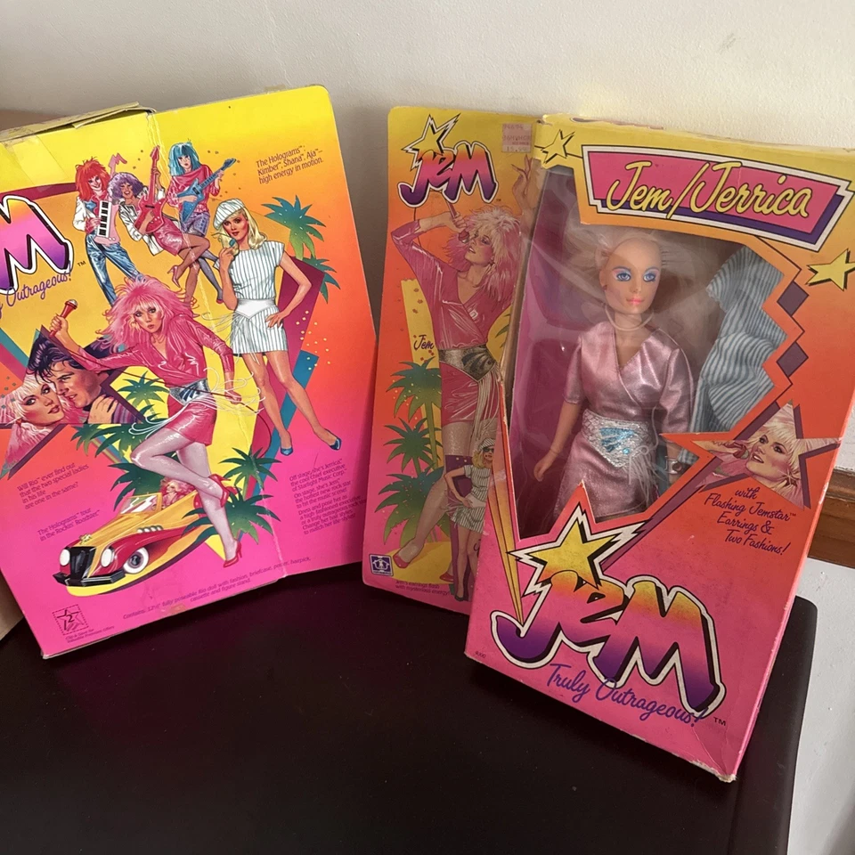 Muñecas Jem & The Holograms 1986 Jem/Jerrica & Rio -lote de 2- Foto 4 de 4