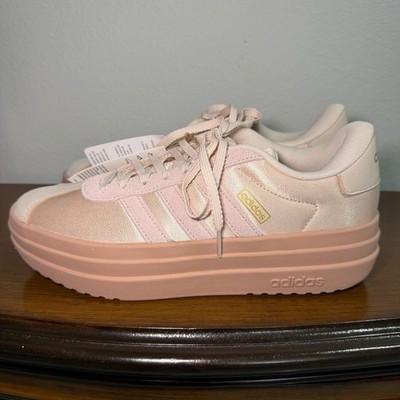 adidas VL Court Bold Platform Sneakers - Wonder Quartz/Pink Gum