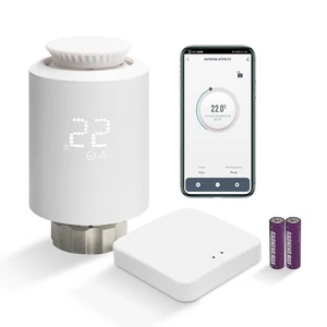 Elektronisches Smart Heizkörperthermostat Set mit Zigbee Gateway WiFi Starter