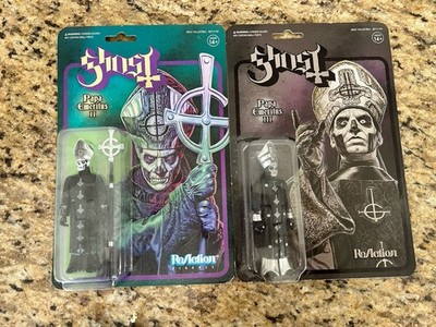 Ghost Super7 Papa Emeritus II/III Action Figures
