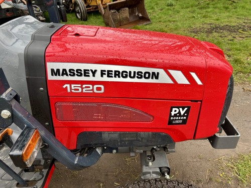Massey Ferguson 1520 Compact Tractor - barely used. NO VAT. Delivery available. - Picture 6 of 11