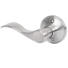 HOSOM Door Handle Dummy Lever Door Handle for Left Hand, Wave Style Doors Han...