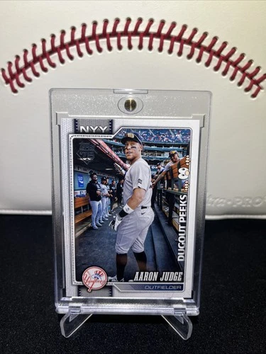 Topps 2026 Series 1 Aaron Judge Dugout Peeks #1 Celebration SP