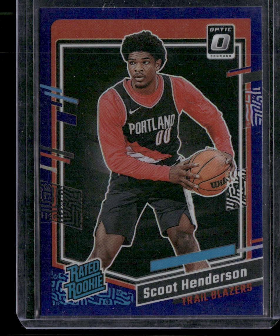 2023-24 Donruss Optic #239 Scoot Henderson Purple