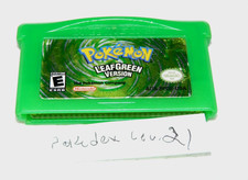 Nintendo Pok mon Leaf Green Version Game Boy Advance GBA AGB-002 Authentic SAVES