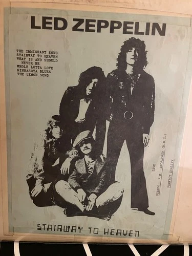 led zeppelin stairway to heaven vinyl live Promo