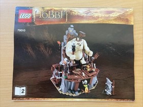 LEGO 79010 The Hobbit The Goblin King Battle INSTRUCTION MANUALS ONLY 1 2 3