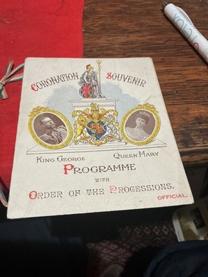 King George V 1910 Coronation Souvenir w/Processions