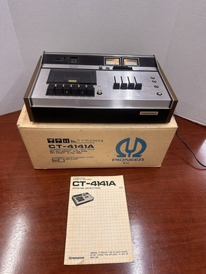 1974 Pioneer CT-4141A Stereo Cassette Tape Deck W/ Original Box