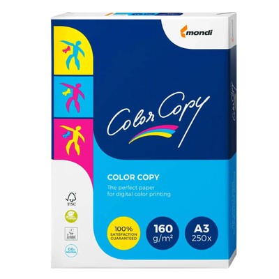 Mondi Color Copy A3 160 g/m² Kopierpapier mit ColorLok 250 Blatt (1er Pack)