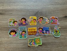 VINTAGE DORA THE EXPLORER VIACOM VENDING MACHINE STICKER LOT OF 11