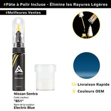 Peinture de retouche pour Nissan Sentra Code: B51 Electric Blue