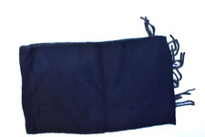 Polo Ralph Lauren Classic Reversible Scarf Navy Charcoal Grey Wool Blend Mens