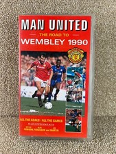 VHS Video Tape - Man United - The Road To Wembley 1990 - BBC