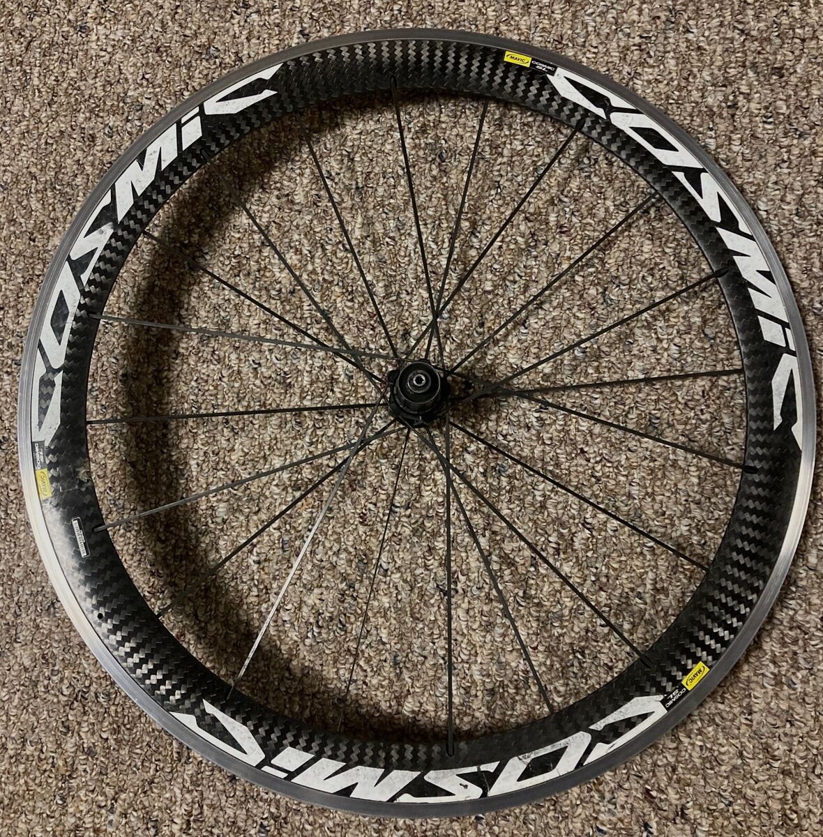 Mavic Cosmic SL rim brake 622x13C Alu S6000 wheel 20 spokes Mavic Cosmic SL rim brake 622x13C Alu S6000 wheel 20 spokes