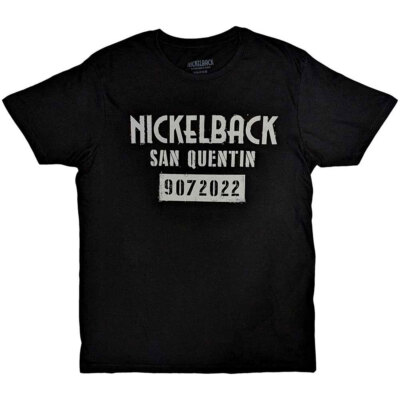 Nickelback San Quentin Black T-Shirt NEW OFFICIAL