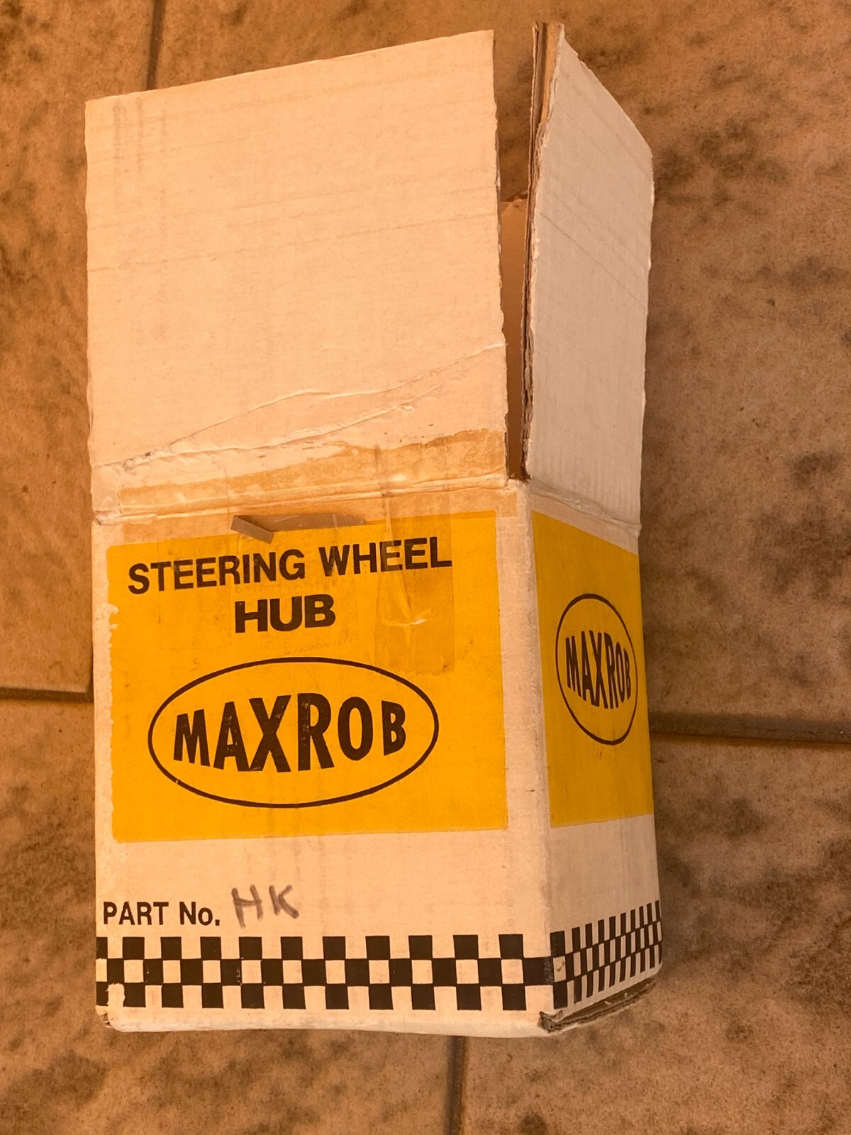 Maxrob steering wheel with NOS boss kit. eBay