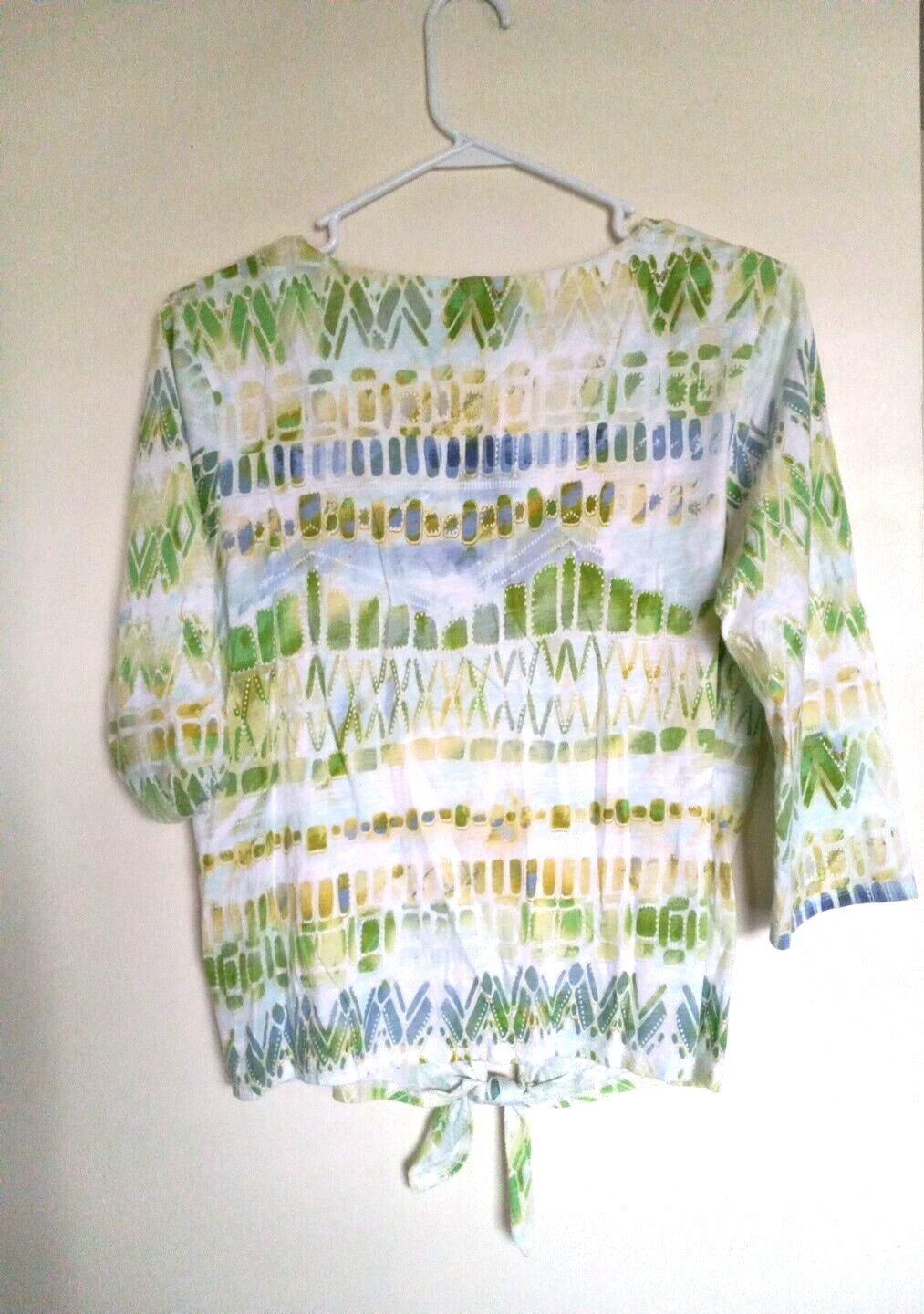 Chicos women’s multi colored patterned Cotton top… - image 3