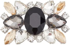 1 Pair Rhinestone Crystal Shoe Clips Wedding Party Prom Shoe Clips Buckles Decor