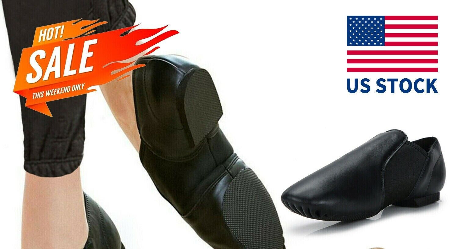 Jazz Shoe Slip On Dance Shoe for Girls and Boys Little Kid S