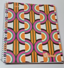 Top Flight Wired 3 Subject Notebook Patterned College-Ruled 2 Pockets