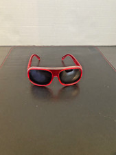 Kids Sunglasses Style Science Red w/ White Stripes, 100 UV Protection