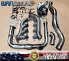 Vortec LS V8 4.8L 5.3L 6.0L LSX HotPart Manifold Turbo Kit Charger Cross Downppe