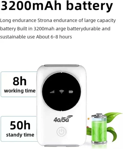 Wireless 4G 5G LTE Mobile Hotspot Router Unlocked-WiFi Portable MiFi Broadband - Bild 5 von 11