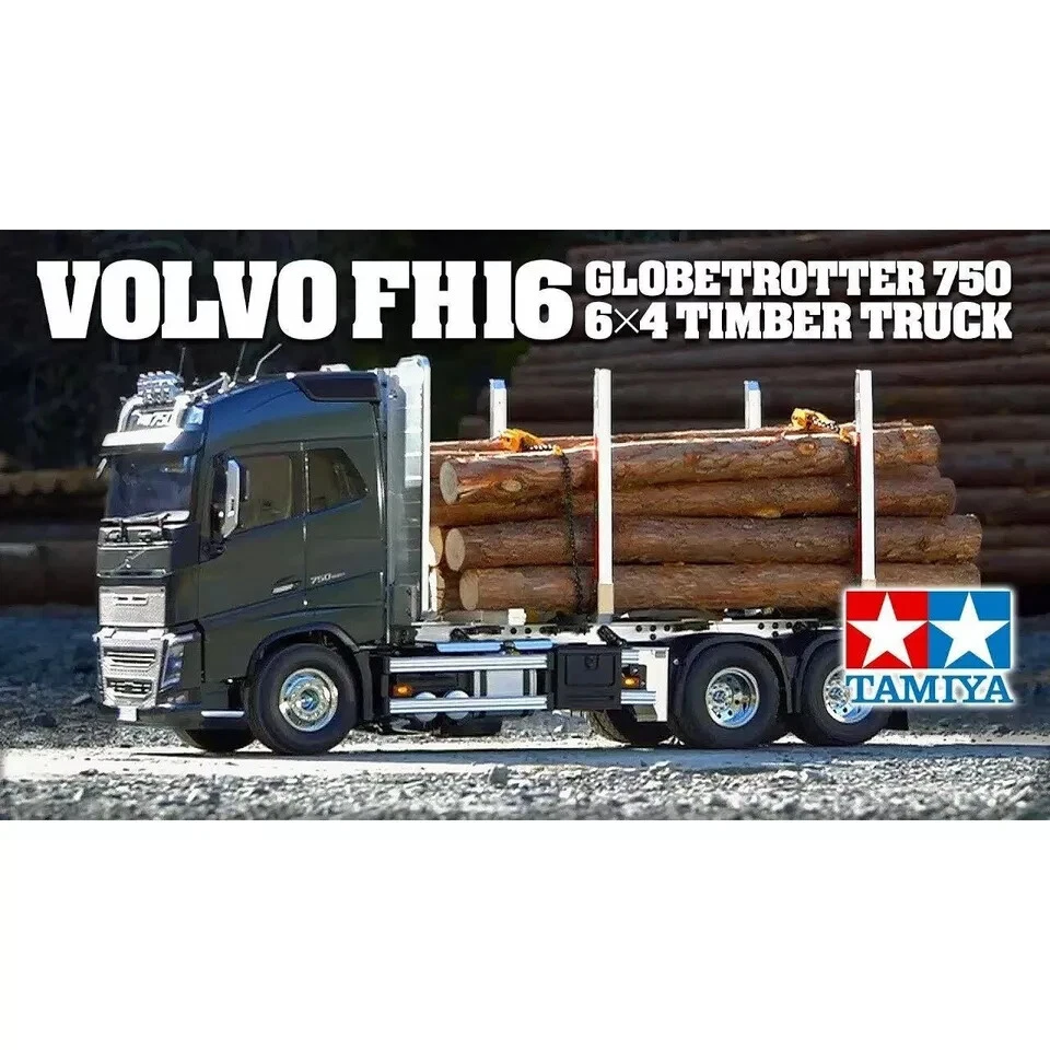 Tamiya 56360 1/14 RC Volvo FH16 Globetrotter 750 6X4 Timber Truck Kit New Japan - Image 4 of 4
