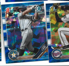 Korey Lee 2019 Bowman Chrome Draft Sapphire 1st Card    44/99