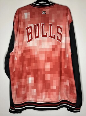Zipway Chicago Bulls Tear Away Official NBA Men XXL Warm Up Jacket