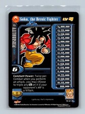 Dragon Ball GT TCG - Goku, el luchador heroico 75 - Puntuación de personalidad Super 17