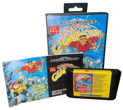 Mc Donalds Global Gladiators (SEGA Mega Drive, 1993) Spiel - inkl. Anleitung  