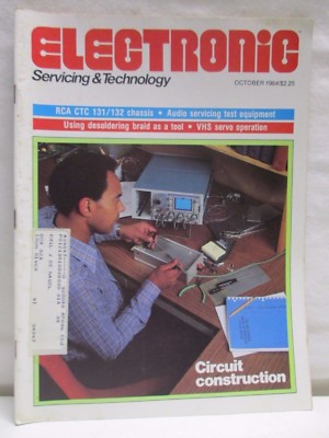 Electronic Servicing & Technology Magazine October 1984 Circuit Construction VHS
