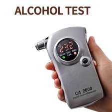 CA2000 Digital Alcohol Tester Alcohol Detector LCD Breath Analyzer Breathalyzer