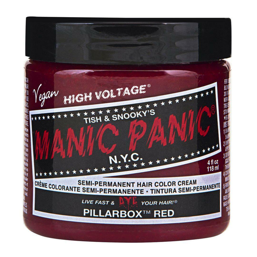 Manic Panic Cream Semi-Permanent Vegan Hair Dye 4oz (20 Pillarbox Red)