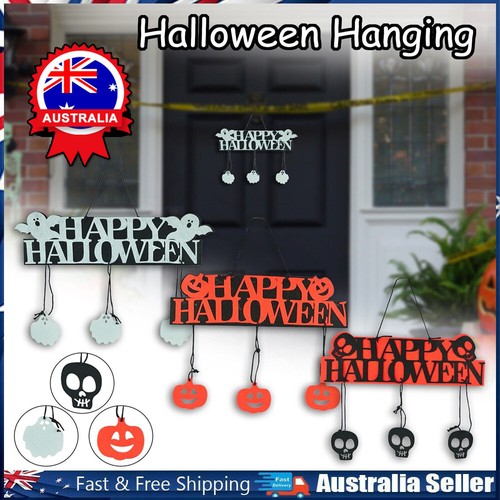Halloween Pumpkin Skeleton ghost Hanging Decoration Home Decor PB ...