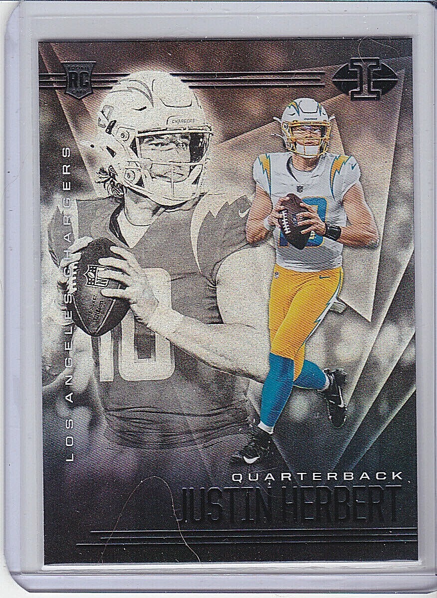 2020 Panini Illusions RC #7 JUSTIN HERBERT Los Angeles Chargers