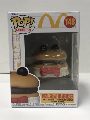 NEW Meal Squad Hamburger #148 - McDonalds Pop! Ad Icons Vinyl Figure