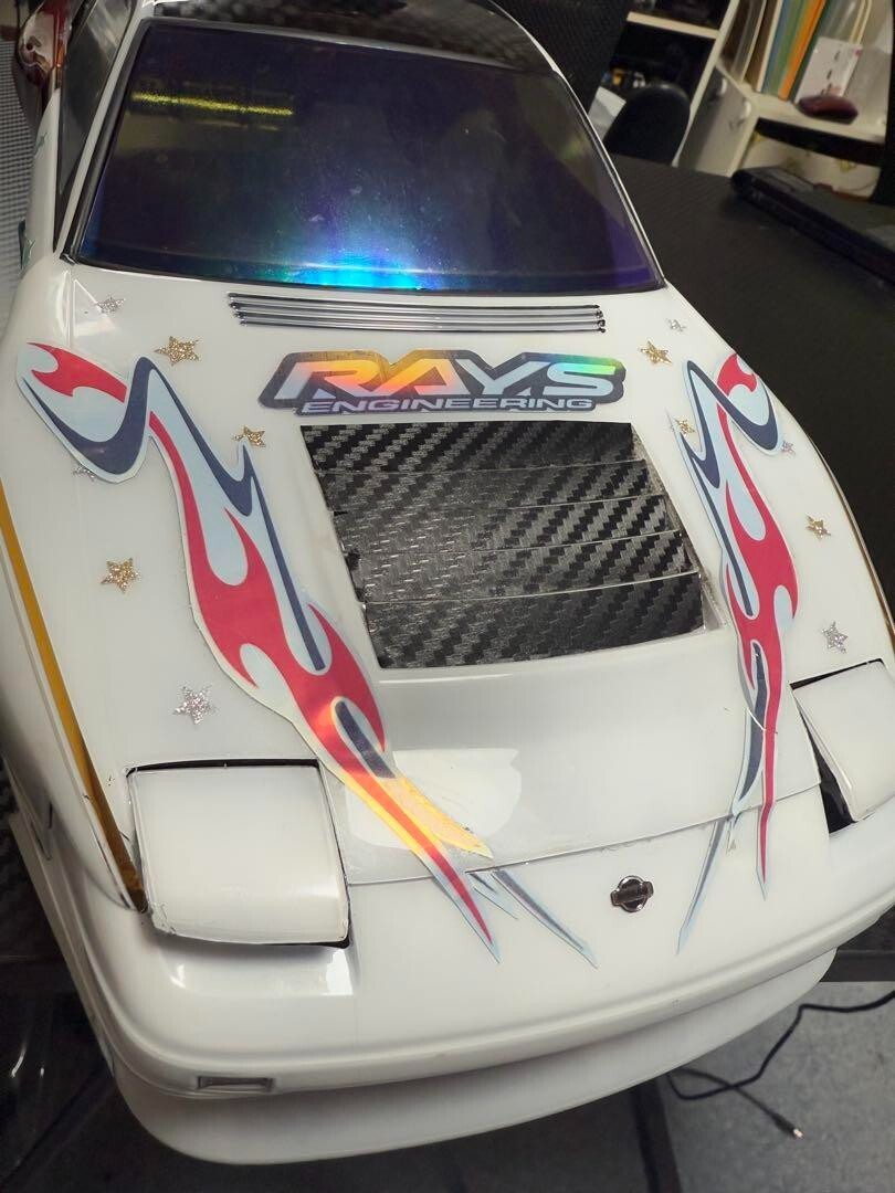 買える方早めでお願いします！ ADDICTION D-Max 180sx Addiction D-MAX Nissan 180sx 240SX 200SX RC radio controlled body