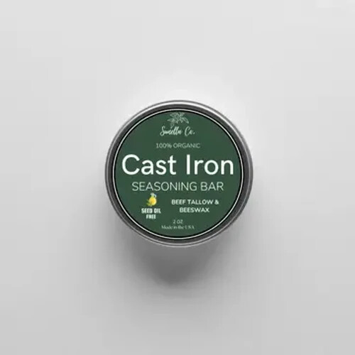 Cast Iron Seasoning Bar - Seed Oil Free