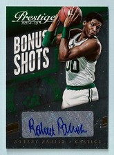 ROBERT PARISH 2014/15 PRESTIGE BONUS SHOTS SIGNATURE AUTOGRAPH AUTO #3/7 CELTICS