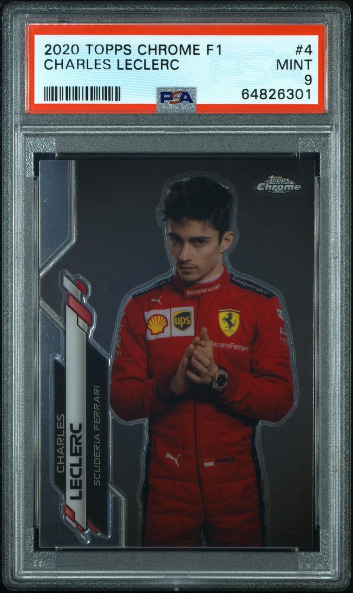 2020 Topps Chrome Formula 1 Charles Leclerc #4 PSA 9