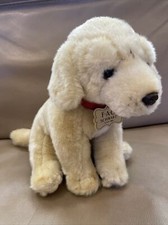 FAO Schwarz 10" Plush Golden Retriever Lab Labrador Puppy Dog