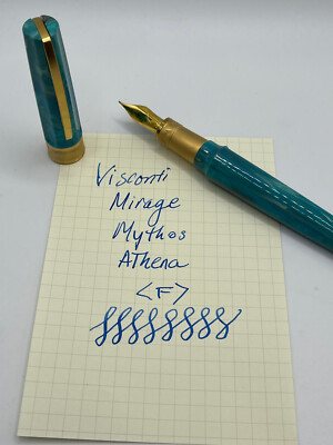 Visconti Mirage Mythos Fountain Pen in Athena - Fine Point - with Original Box!